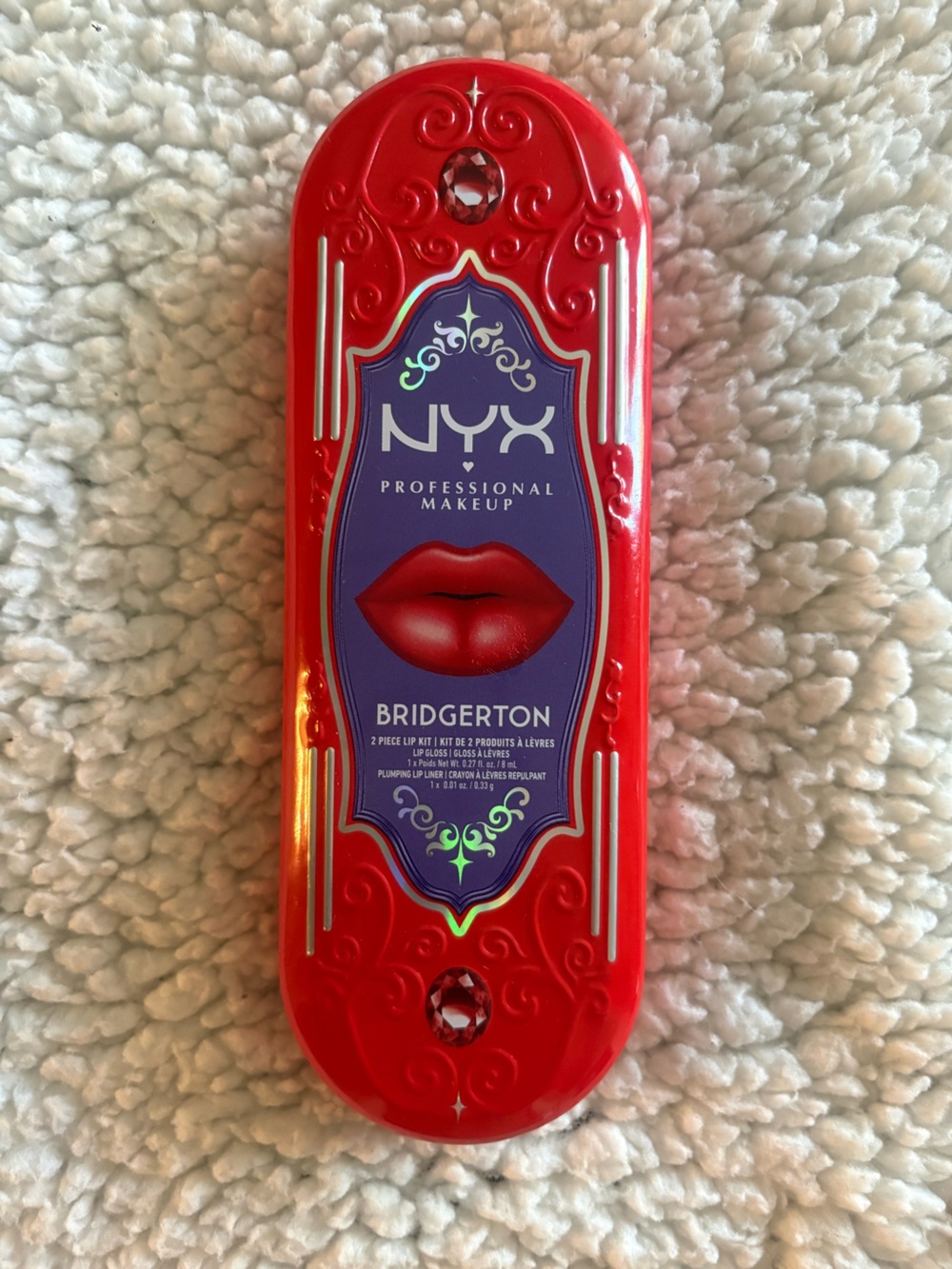 NYX Bridgerton Lip Palette – Red and Purple Accents